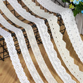 100% Cotton Embroidered Luxury Soft Lace Fabric-Water-Soluble for Hats & Home Decor | Factory Direct Sale
