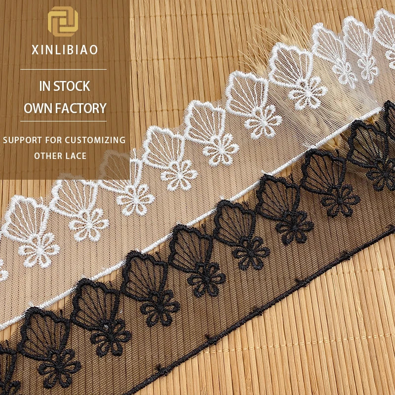 Water Soluble Mesh Embroidery Lace Flower Lace Clothing Accessories DIY Accessories Spot Polyester Lace Accessories