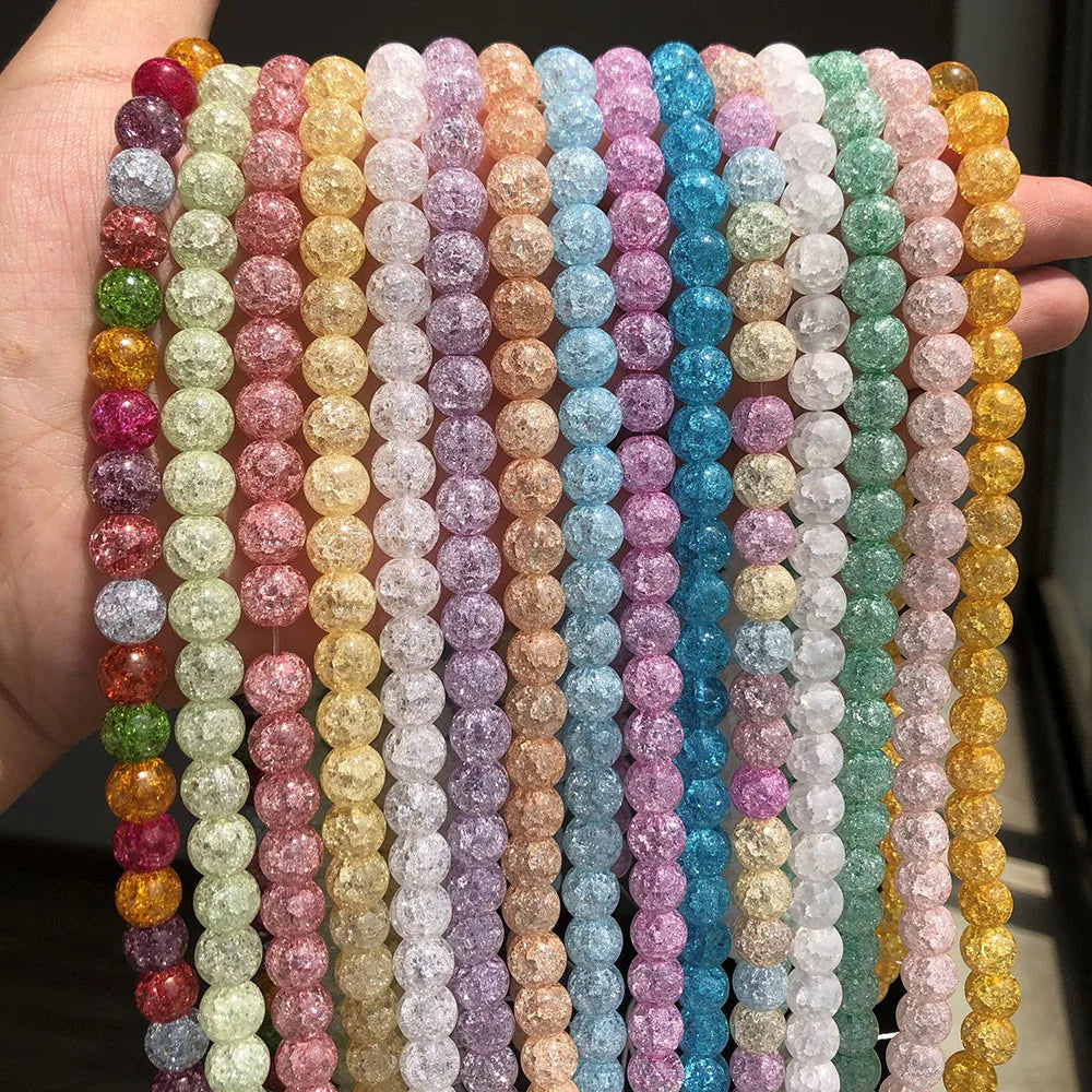 Wholesale Factory Price Wholesale Beads DIY Accessories Lampwork Beads Glass Crystal Beads for Jewelry Making