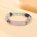 Hot Selling Fashion Crystal Agate Powder Bracelet with Crystal Jade Bridge Original Stone Simple Elegant Trendy Jewelry