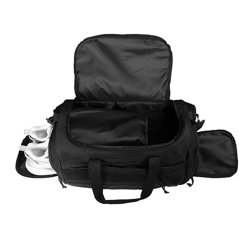 Personalized Best Cool Black Nice 20 Inch Overnight Sports Gym Travel Duffle Bag for Men