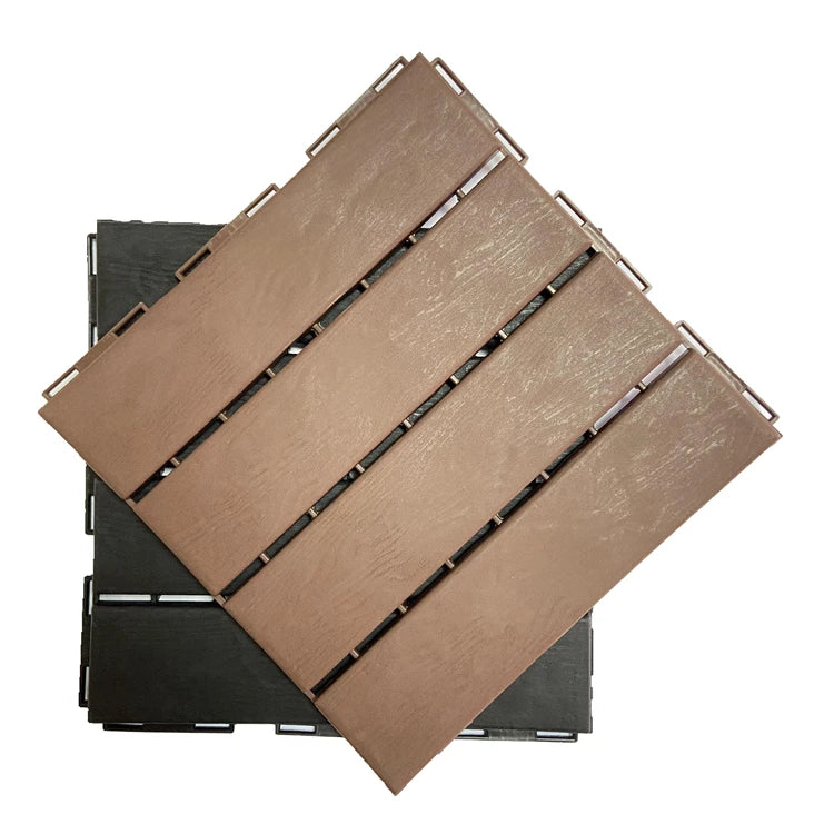 Modern Design Outdoor Balcony Garden Terrace Splicing Interlocking Decking Tiles 20mm Anti-Slip Tiles for Terrace Flooring