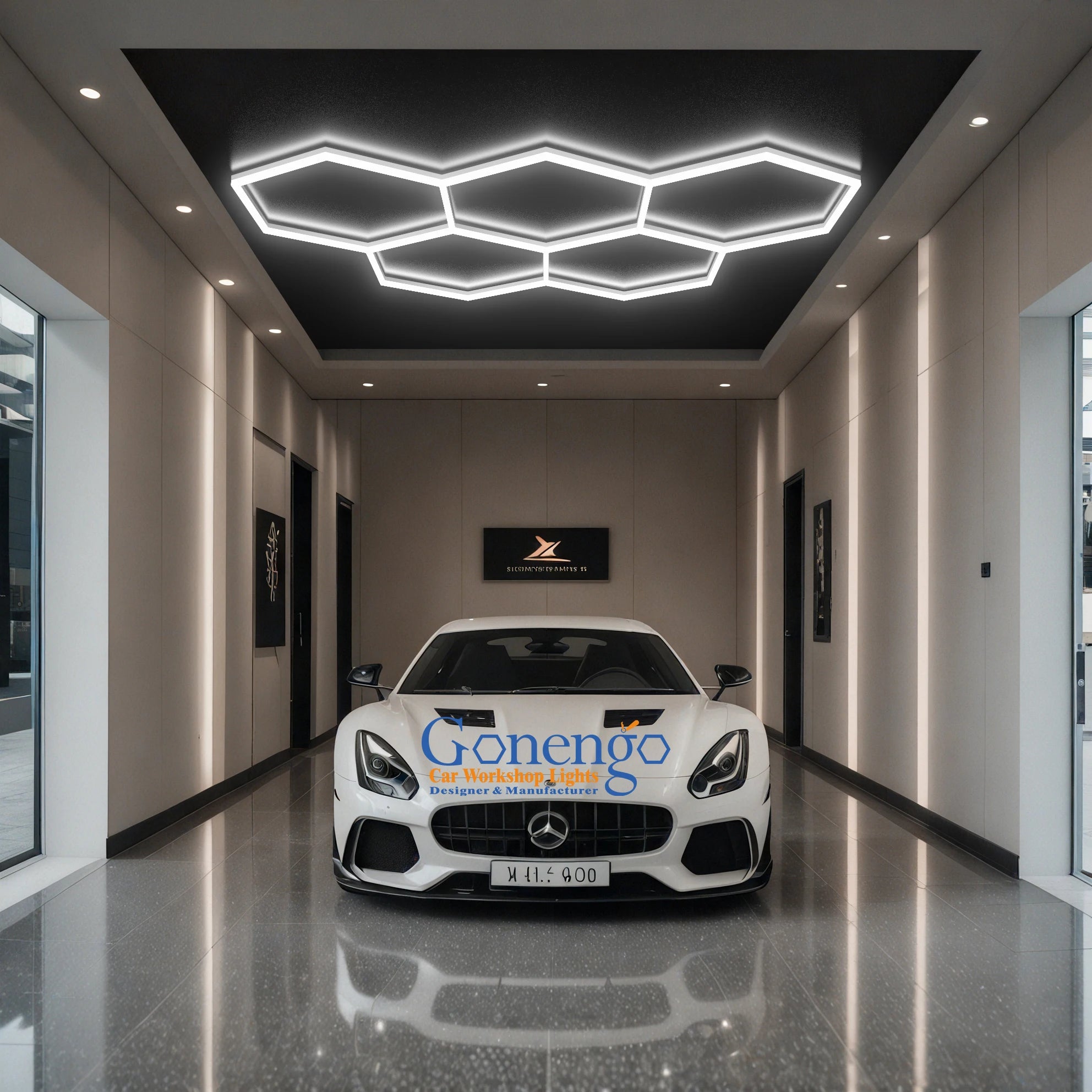 Hexagon Innovative Detailing Lighting Technology for Car Washes Led Light for Car Paint