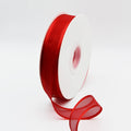 Wholesale 100% Nylon Satin Edge Organza Ribbon Customized Double Face Decoration Ribbon