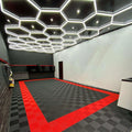 Wholesale Interlocking Industrial Plastic Flooring Pvc 40*40*1.8cm Garage Floor Tiles Vinyl Floor Mat for Car Wash Shop Workshop