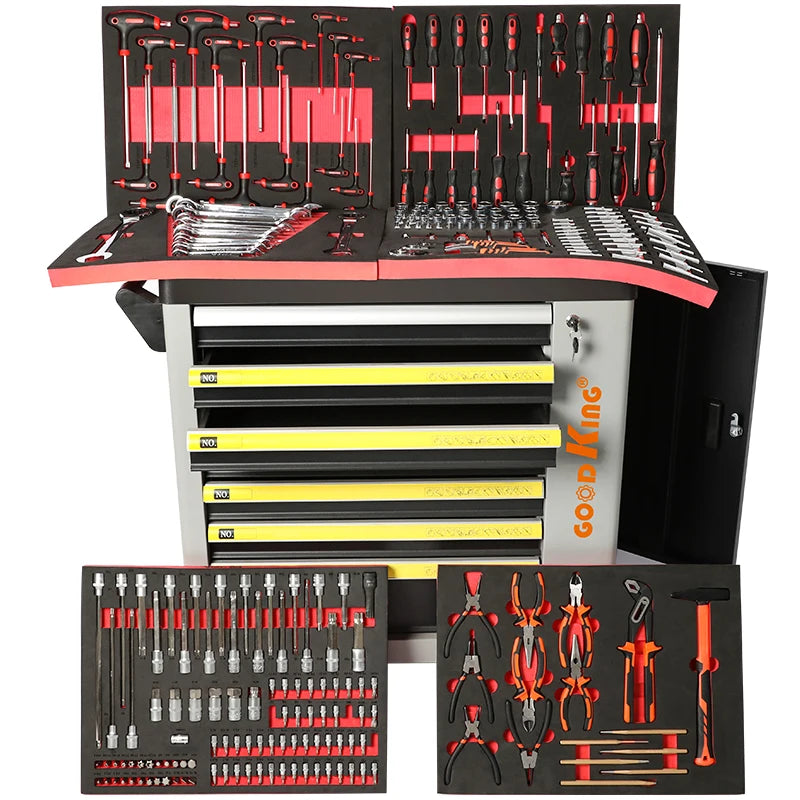 Hot Sell Tools Cabinet Trolley Werkstattwagen Mit Werkzeug 7 Drawers Tool Set Werkzeugwagen Mit Werkzeug MegaBDM