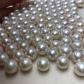 9 mm High Quality AA+ Big White Pearl Round Nature Loose Freshwater Pearl After Hole Almost No Flaw Whole Sale Price