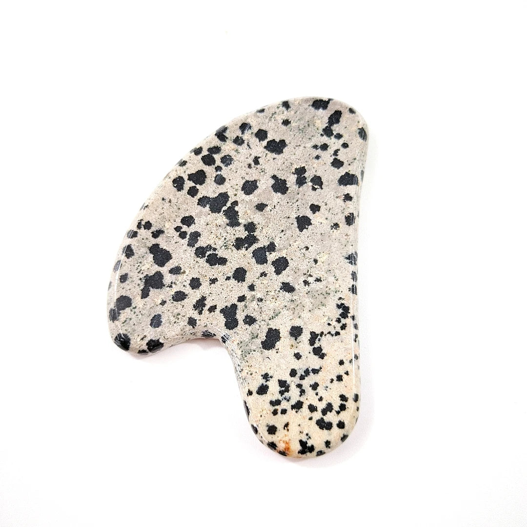 HZ Gua Sha Massage Tools Gua Sha Tools of Multi-ShapesSpeckle Stone Guasha Scraping Massage Tools for Face and Body