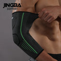 JINGBA Factory Wholesale Elbow Support Breathable Light Sport Elbow Brace Tennis Basketball Elbow Pads Compression Arm Sleeve