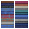 New Organic Linen Silk Wool Fabric Men Suits RTS Worsted Merino Wool Suiting Fabric Blend Yarn Dyed Pattern Woven Jacket