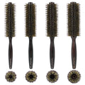 High Quality Ionic Salon-Grade Bristle Hairbrush Pear Blossom Perm Inward Curl Styling Comb High-Temperature Styling Paddle