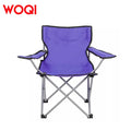 WOQI's Best-selling Outdoor Iron Folding Fishing Chair with Armrests Portable Camping & Park Chair