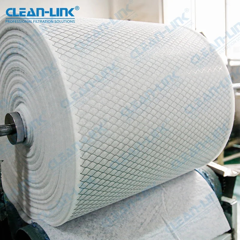 Manufacture Furnace Filter Merv 8 9 11 13 14 Air Filter Material Laminated Synthetic Fiber Media Roll for HVAC Systems