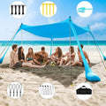 Four - Sided Elastic Beach Camping Tent Outdoor Sun - Protection Canopy for Cooling & Shade