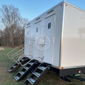 2024 Custom Commercial Outdoor Portable Bathroom for Adults Automatic Self Cleaning Public Mobile Shower and Toilet Room