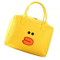 Felt Storage Bag Travel  Draw-bar Box Luggage with  Handle Felt Travel Bag