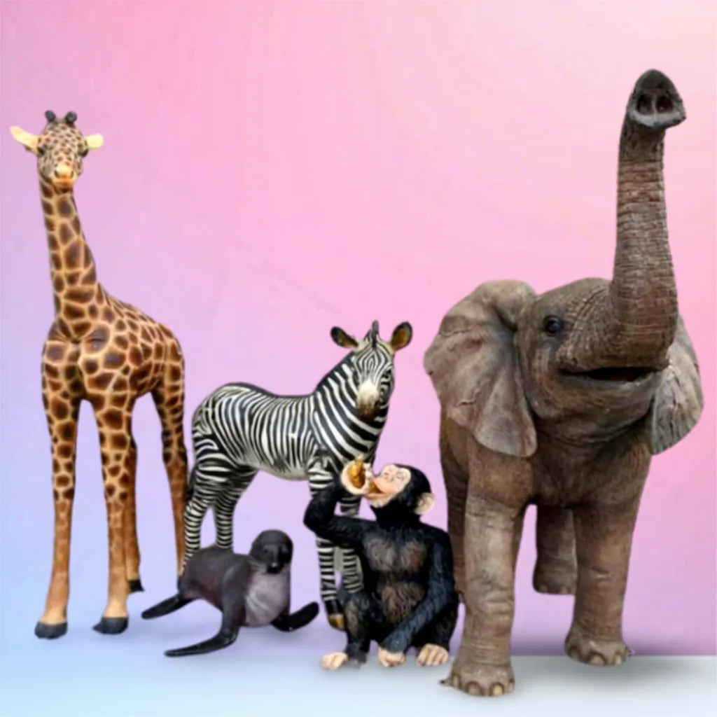 Life Size Elephant for Party/real Elephant Props/giant Decorated Elephant Sculpture