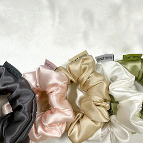 China Manufacturer 16/19/22MM Custom Luxury Silk Hair Accessories Silk Scrunchie for Women