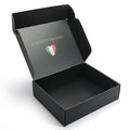Custom Logo Embossed Biodegradable Hard Cardboard Mailer Boxes for Shoes Clothing Gift Packaging Recycled Materials ISO9001