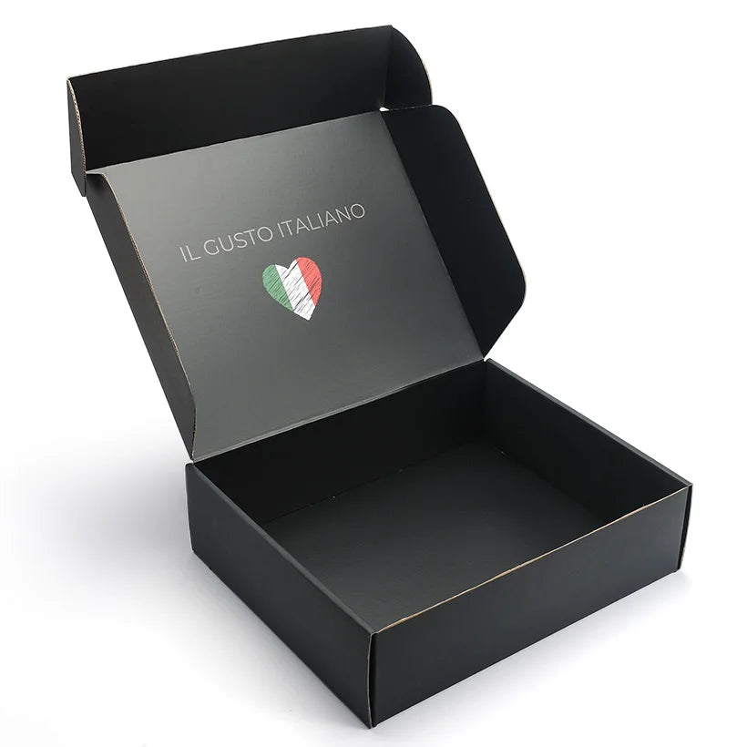 Custom Logo Embossed Biodegradable Hard Cardboard Mailer Boxes for Shoes Clothing Gift Packaging Recycled Materials ISO9001