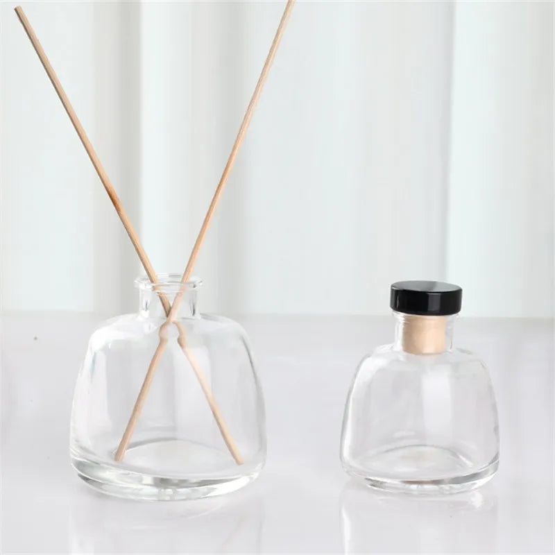 Wholesale Round Reed Diffuser Bottle 50ml 100ml 150ml 200ml Oil Diffuser Glass Bottle