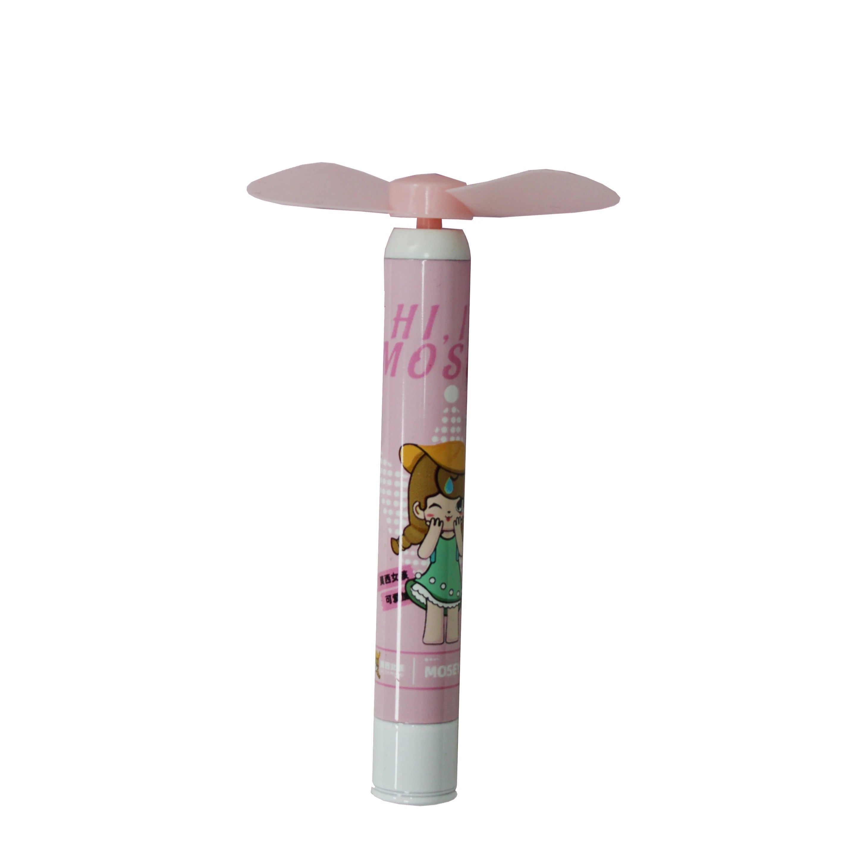 Existing Cartoon Color Pattern Handheld Fan Metal Mini Hand Hold Portable Electric Fan Suitable for Students and Children