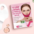 V Shape Face Lift Mask Glycerin Retinol Collagen Vitamin E Anti-Wrinkle Lifting Patch for Chin Up-All Skin Types Vegan