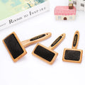 High-Quality Wooden Pet Grooming Dog Cat Hair Removal Bamboo Brush Comb