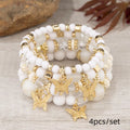 Bohemian Tourism Bracelet Colorful Multi Layered Butterfly Pendant Popular Handmade Jewelry Women