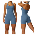 2024 Custom Logo Gym Jumpsuit for Women One Piece Workout Bodysuit for Running Yoga Sports Jumpsuits