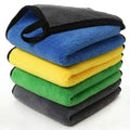 Custom Logo Double-Sided Microfiber Car Towels 500-800gsm Thicken Coral Super Absorbent Car Polishing and Drying for Adults