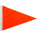 2024 Vivid Color Orange Safety Flag Triangle Boat Pennant Flag for Boat UTV ATV Car Bike Yacht Warning