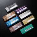 Factory Custom Changeable Printing Abs Pvc Acrylic Plastic Reusable Magnetic Name Badge