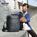 BOPAI Designer Trendy Custom logo Messenger square Street Style Single Shoulder Strap Black College Fashion Crossbody Bag Men
