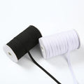 Wholesale 3mm 5mm 6mm Flat Elastic Band Stretchable Cord Trim Spandex String Pack in Spool Roll for Sewing Clothing -
