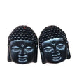 Black Quartz Buddha Carving Fengshui Craft Carved Crystal Obsidian Buddha Craft For Decoration