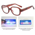 Retro Leopard Glasses Frame Women No Makeup Star Style Glasses Men Bluelight Blocking Glasses Stylish Anti-Blue Eyeglasses