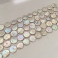 14-16 mm Coin-Shape Baroque Loose Freshwater Pearls Natural Strand Jewelry Findings DIY Beads for Jewelry Making