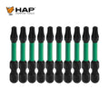 10PCS-PACK Torx Bits Impact Best Quality Taiwan S2 T25 50MM Power Screwdriver Bits for Installing and Removing Fasteners