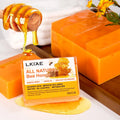 OEM ODM Natural Bee Honey Shea Butter Nourish Skin Anti Aging Glycerin Whitening Organic Bath Handmade Soap MegaBDM