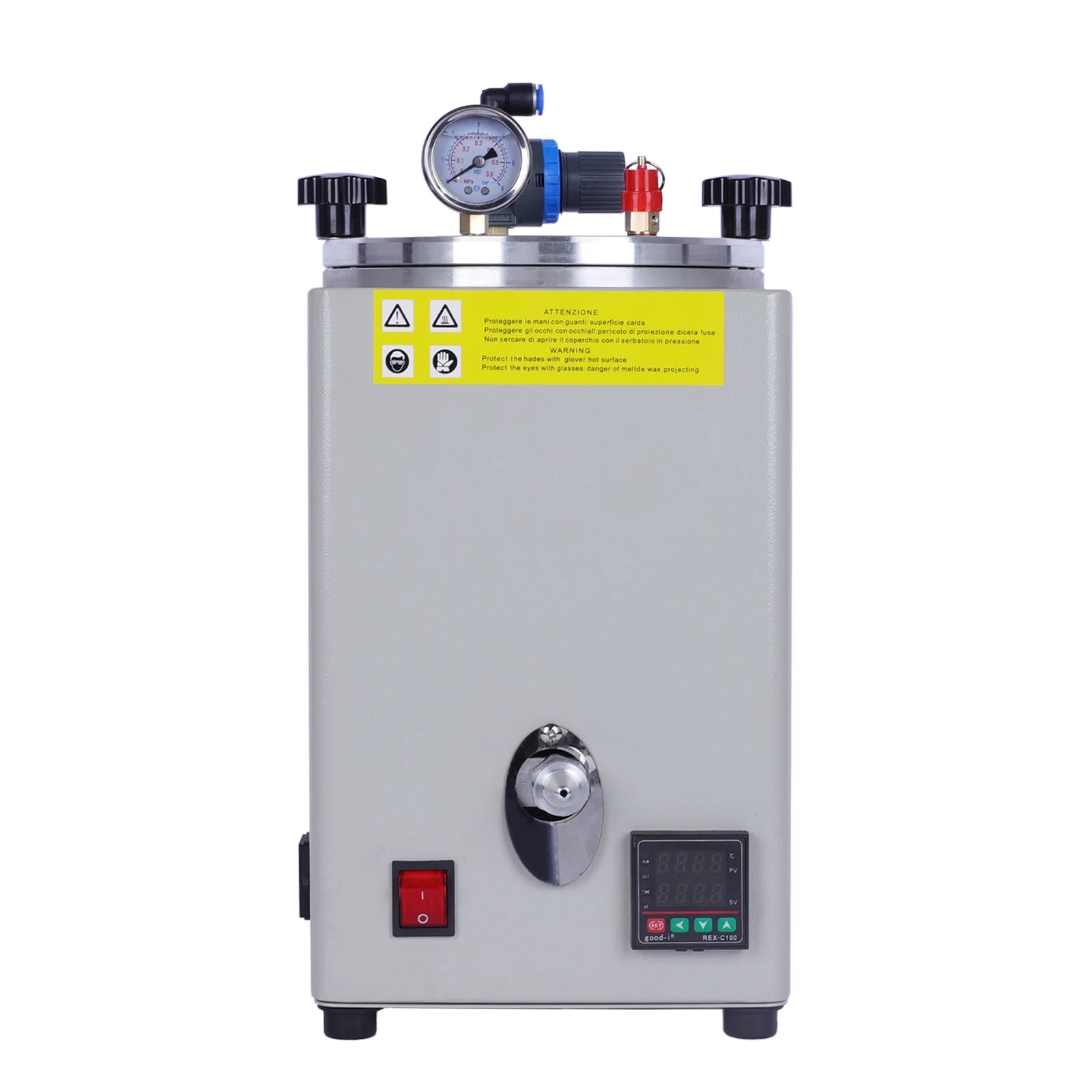 2.5kg Capacity Small Wax Injector Jewelry Casting Injection Machine Dual Use Pump Waxing Injector Pump Injection Wax Machine