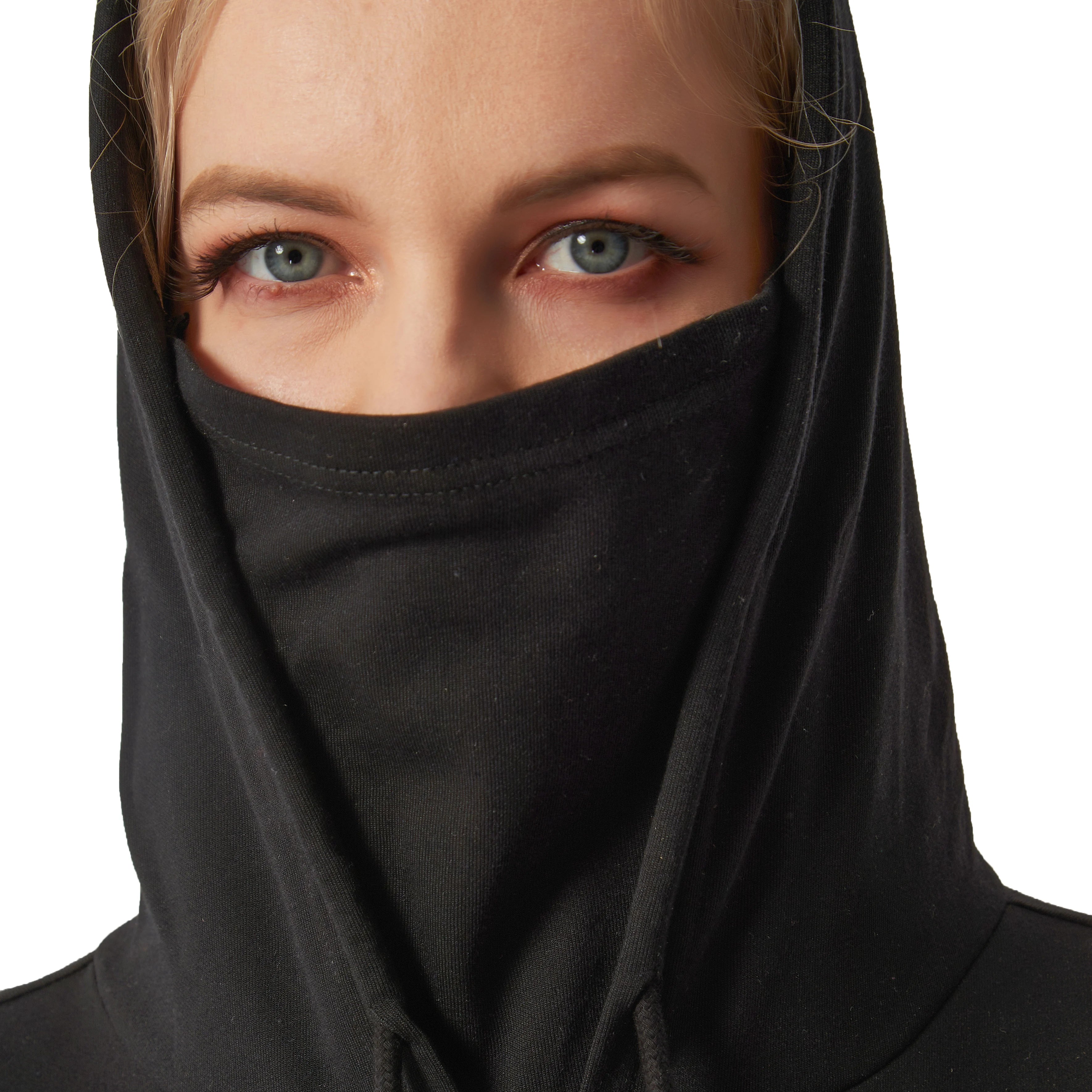 2022 Latest  Radiation protection Pullover Hooded Sweater with Face Cover  (75#B Single Layer)