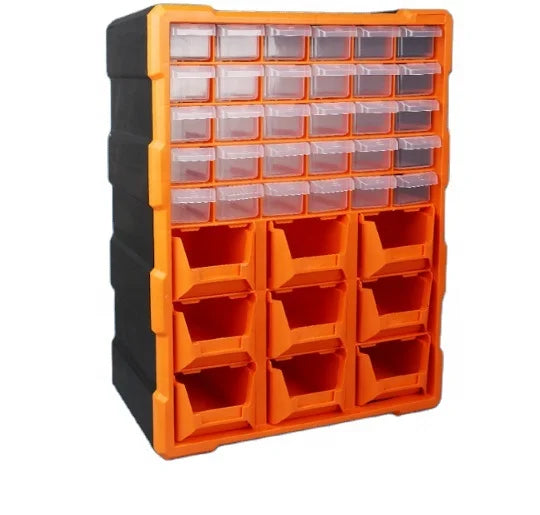 QS Buy Stock Parts Tote Custom Stackable Small Parts Storage Cabinet Plastic Drawer Bin Every Where Use Plastic Storage Box