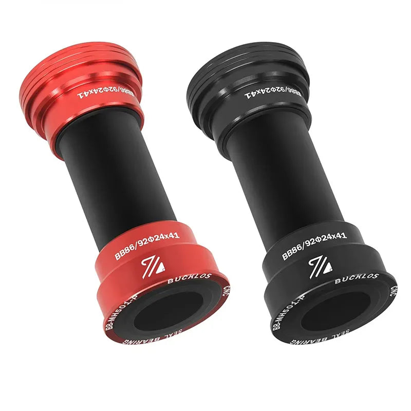 BUCKLOS Ceramic Bottom Bracket  Mountain Road Bike 86/92mm Threaded Suitable for Shimano Sealed Bearing 24mm Bottom Bracket
