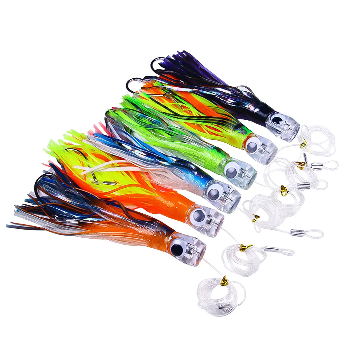 22cm 100g Spinner Buzz Fishing Bait Power Line 3D Eyes Fishing Lure Bass Prch Fish