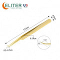 ELITER Hot Sell in Stock Eyelash Tweezer Extensible Volume Tweezer Eyelash Extensible Tweezer Custom