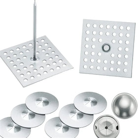 Hotop Perforated Insulation Pins and Insulation Fastener With Locking Washers