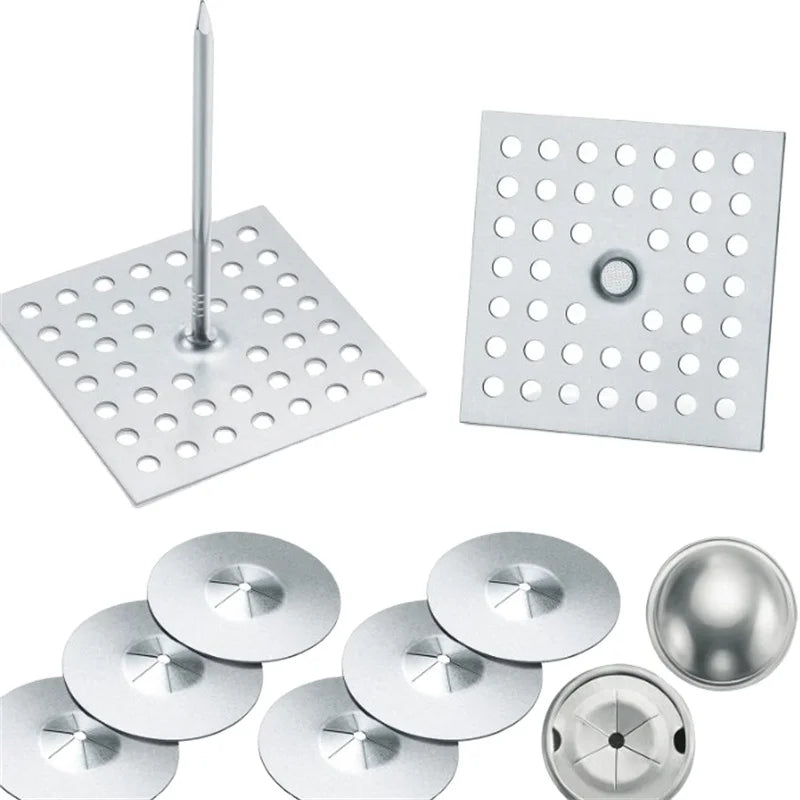 Hotop Perforated Insulation Pins and Insulation Fastener With Locking Washers