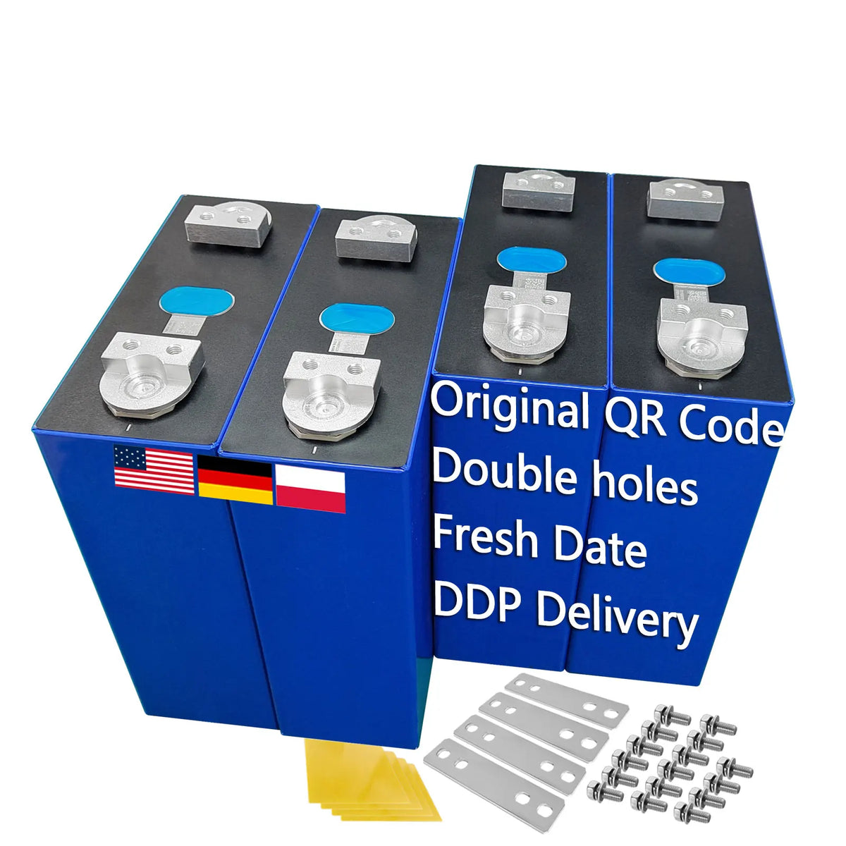 Prismatic 3.2V LiFePO4 Battery Cell LF280K 280Ah-314Ah 6000-Cycle DIY Solar Energy Storage 12V/24V/48V MegaBDM