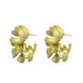 48 Styles Retro Metal Earrings Luxury Gold-Plated C-Shaped Drop Design for Wedding & Party